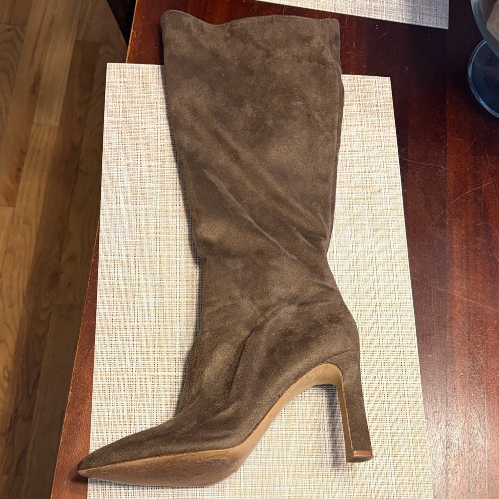 Jessica Simpson Brown Suede Heeled Boots